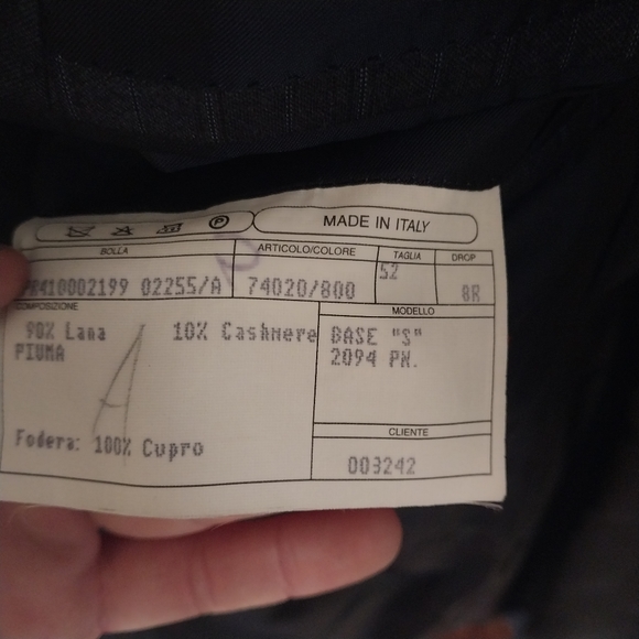 Cashmere Blend Striped Coat - Picture 3 of 4